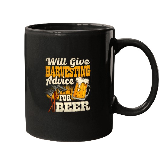 Will Give Harvesting Advice For Beer Farming Farm Farmer 22 Mugs