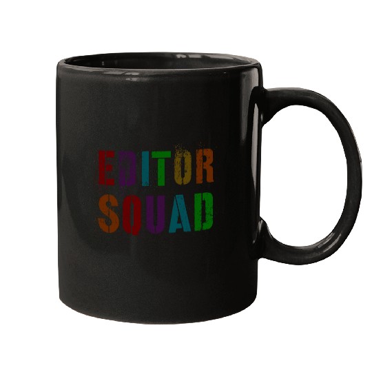 Pink Yearbook EDITOR SQUAD Literary Club School Publication Mugs