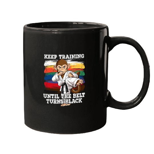 Karate Keep Training Until The Belt Turns Black 1 Mugs