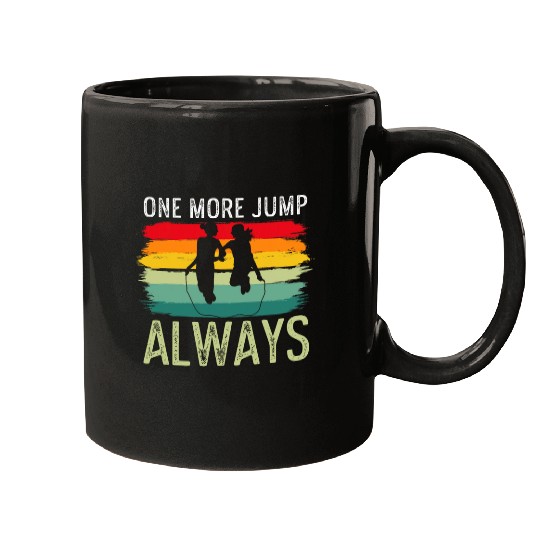 Rope Jump Athletic Jumping Design Fitness Gym Enthusiasts 24 Mugs