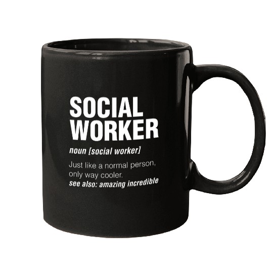 Definition Social Worker Mugs