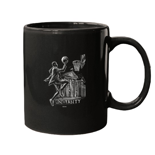 CAMPUS HOOPS BALLER UNIVERSITY STUDENT BASKETBALL Mugs
