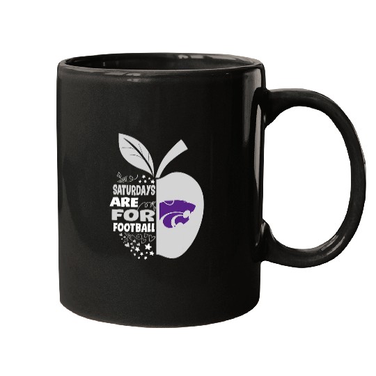 Kansas State Wildcats Teacher Apple Saturdays For Football Mugs