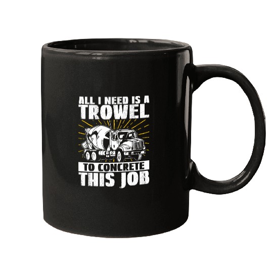 Construction concrete finisher 7 Mugs