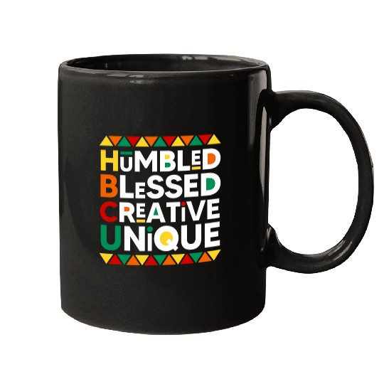 HBCU Humble Blessed Creative Historical Black Mugs