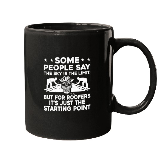Funny Roofer Saying Roofing Contractor Roofer Mugs