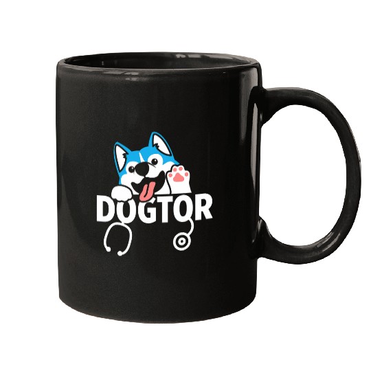 Dogtor Veterinarian Veterinary Technician Puppy Dog Doctor Mugs