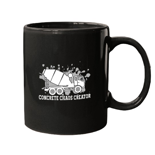 Construction Batching Chaos Concrete Mixer Truck Driver Mugs