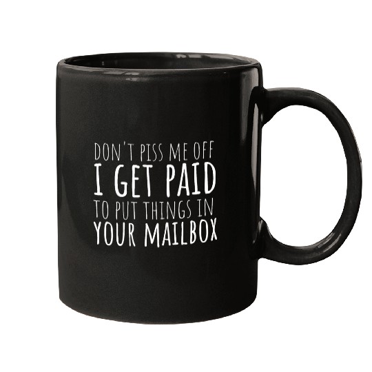 Funny Rural Carrier Postal Worker Mail Lady Mailman Humor Mugs