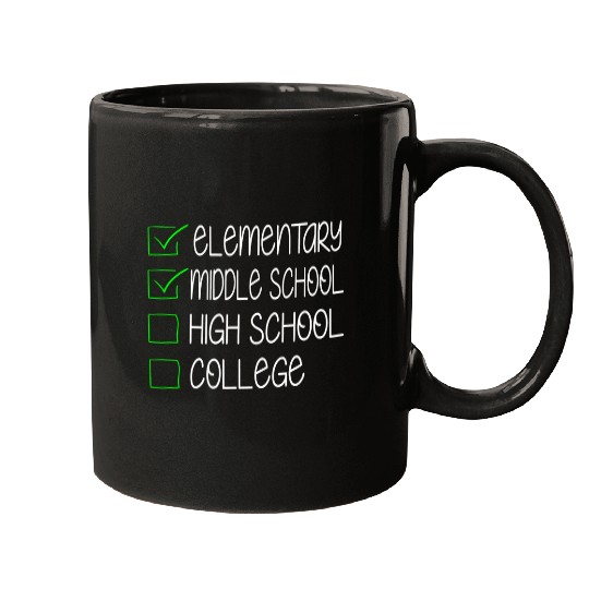 Funny Middle School Graduation Junior High Graduation Mugs