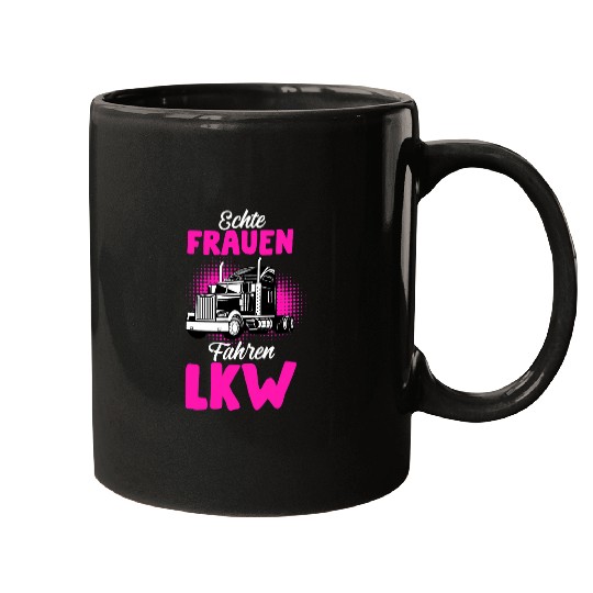 Real Women Drive Truck Driver Trucker Gift Saying Mugs