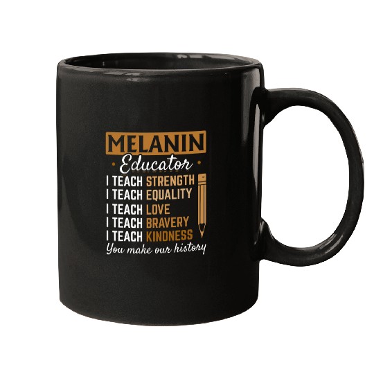 HBCU College Student Melanin Educator Mugs