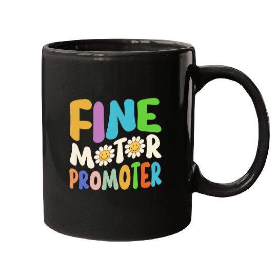 Retro Groovy Fine Motor Promoter OT Occupational Therapy Mugs