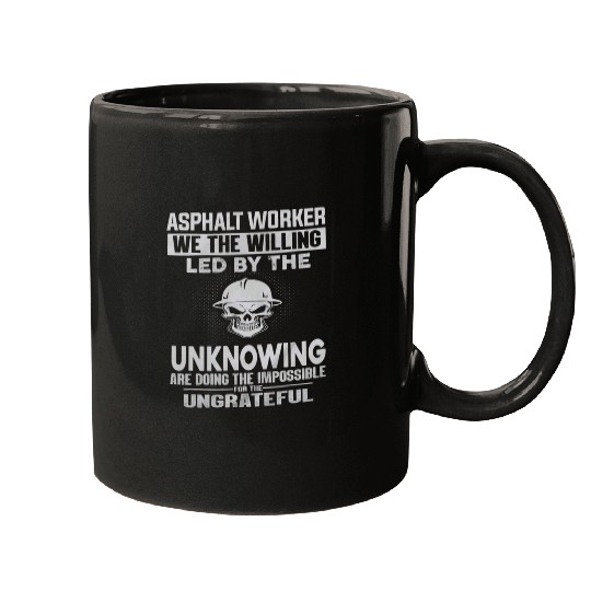 Asphalt worker Led by the unknowing Mugs