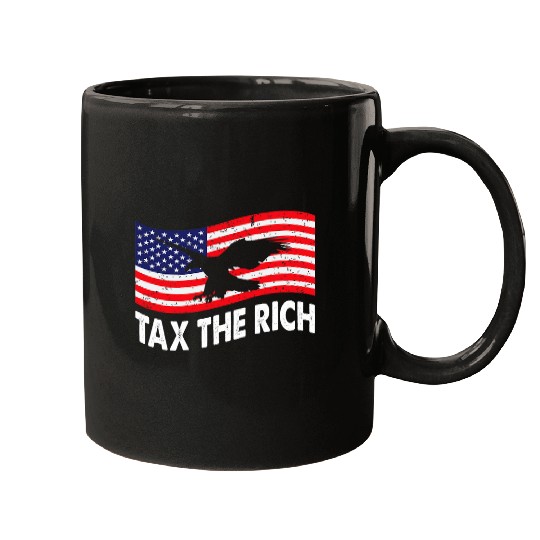 Tax The Rich vintages Retro Cancel Student Debt AOC 3 Mugs