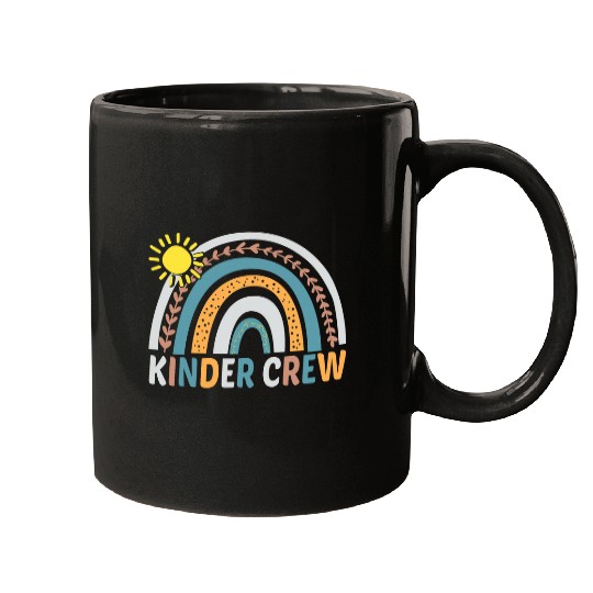 kinder crew kindergarten teacher student kids back to school Mugs
