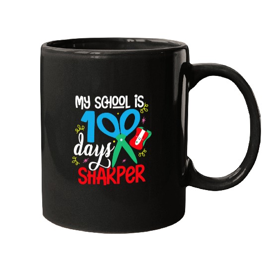 Funny Teacher Student 100 Days Of School Mugs