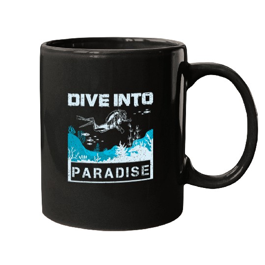 Dive into Paradise Mugs