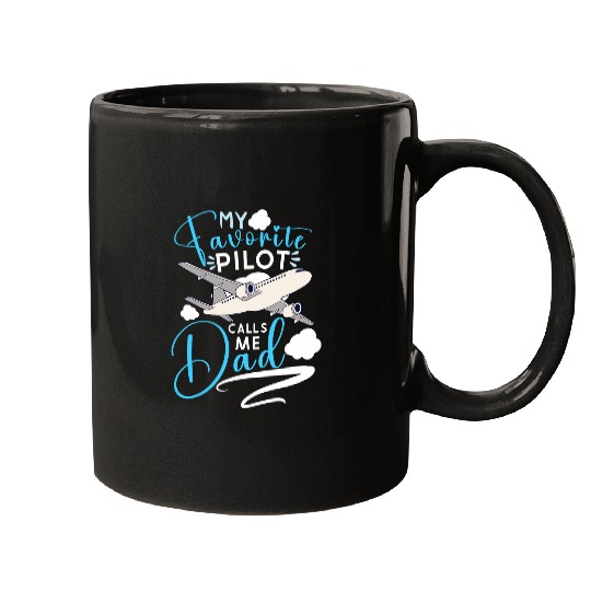Pilot Aviation Airplane Airline Captain Aviator Aircraft 1 Mugs