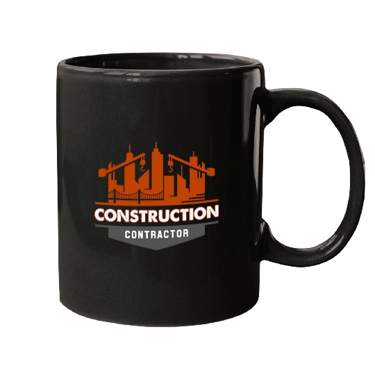 Construction Crew Highway Worker Road Safety Contractor Mugs