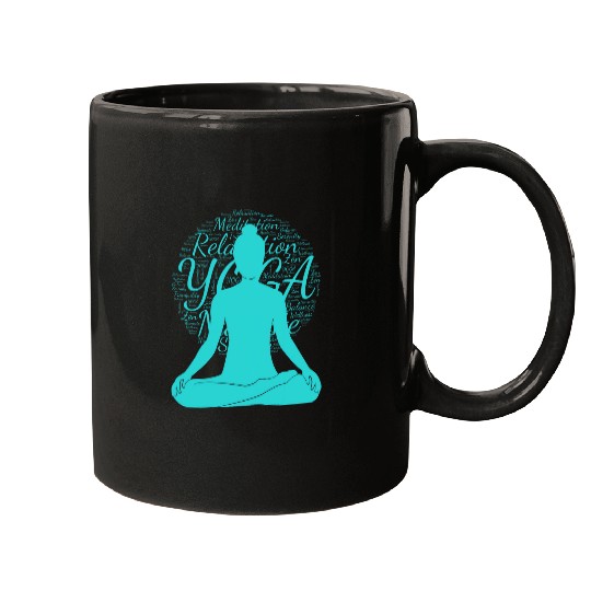 Yoga Meditation Zen Mindfulness Wellbeing Balance Fitness Mugs