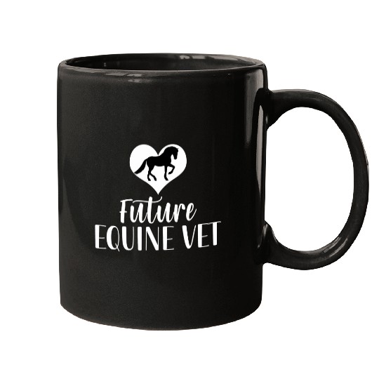 Future Equine Vet Horse Veterinarian Mugs