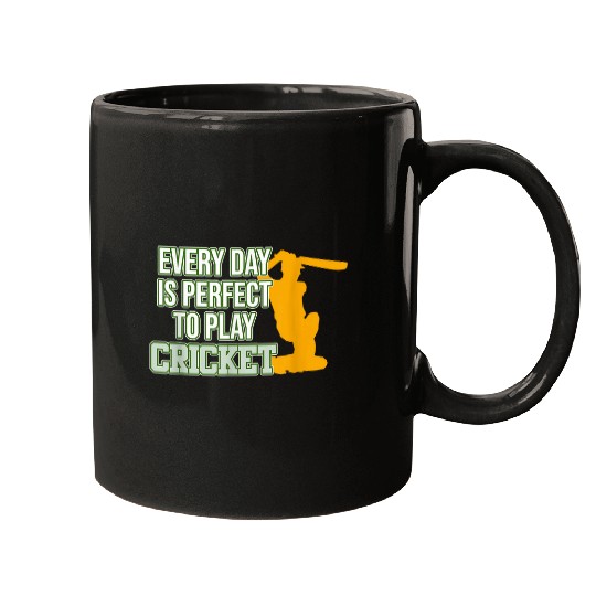 Perfect To Play Cricket Sports Player Team Coachs Graphic Mugs