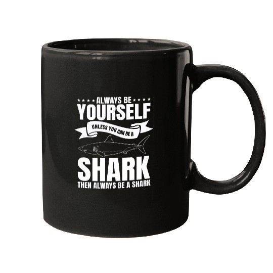 Great White Shark Zoologist Largest Predator Fish Biologists Mugs