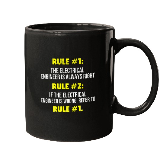 Electrical Engineer Rules Electrical Engineer Student Mugs