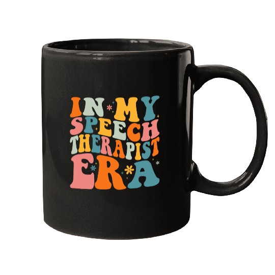 Retro In My Speech Therapist Era SLP Therapists Teacher Mugs