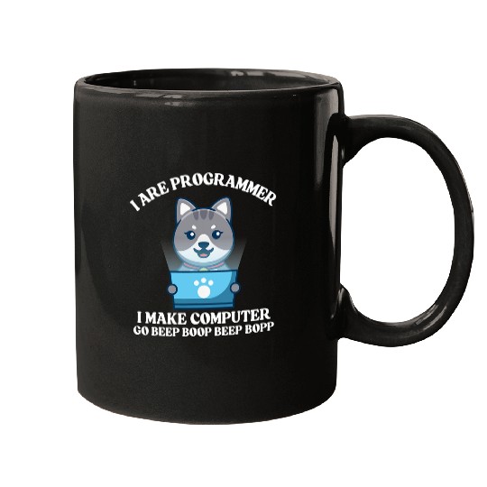 I Are Programmer Cat Engineer Full Stack Software Developer Mugs
