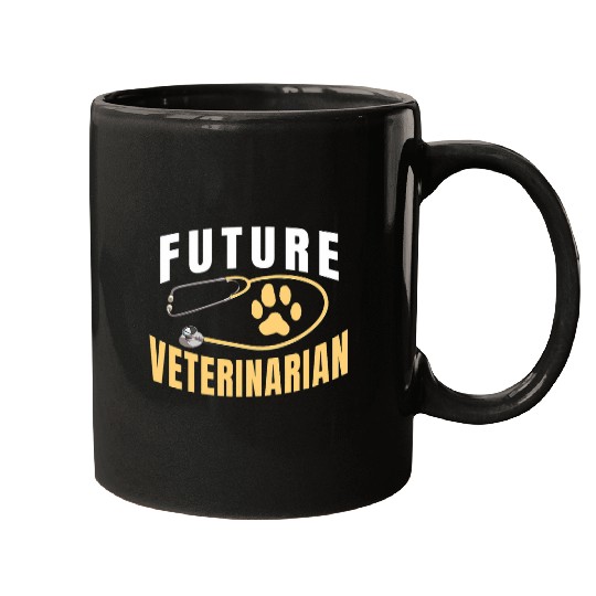 Future Veterinarian Future Vet Animal Doctor Pet Mugs