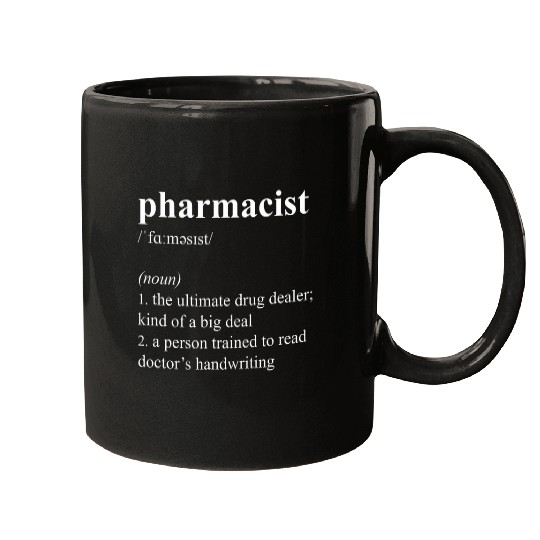 Funny Pharmacist Definition Gag Gift Pharmacy Day Mugs
