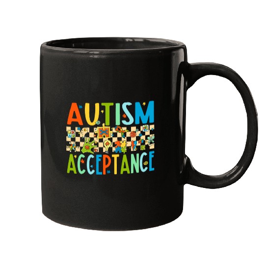 Autism Awareness Month Acceptance Special Education Teacher Mugs