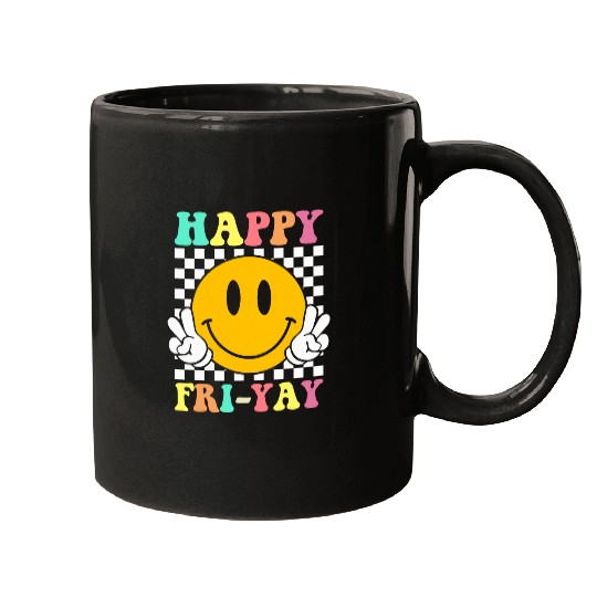 Happy FriYay Funny Teacher Friday Weekend School Mugs