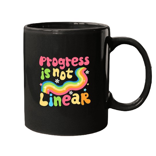 Retro Progress Is Not Linear SPED Teacher Appreciation Women Mugs