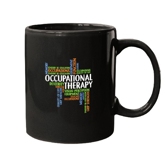 Occupational Therapy Gifts Word Cloud Novelty Mugs