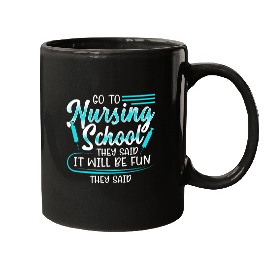 funny nursing school nursing student gift future nurses Mugs