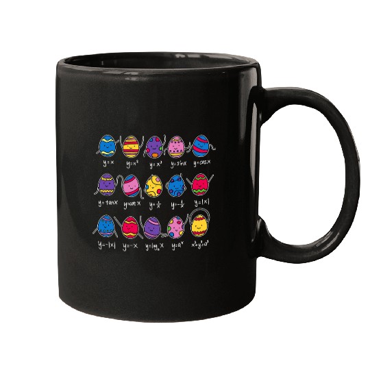 Funny Operations Quiz Math Teacher Student Eggs Cute Easter Mugs