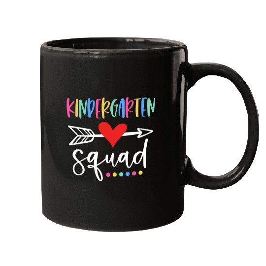 Kindergarten Squad Matching Back To School Student Teacher 1 Mugs