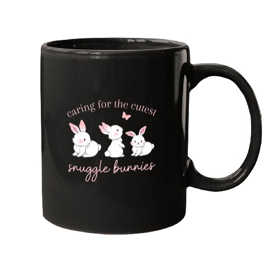 Caring For The Cutest Snuggle Bunnies NICU nurses Easter Mugs