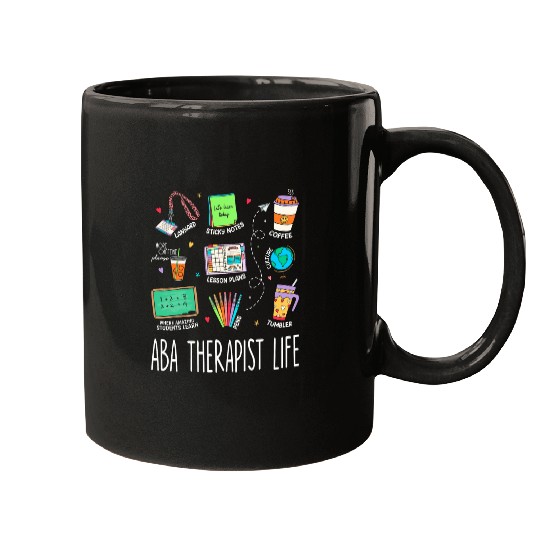 ABA Therapist Life Men Women Behavior Analysis Therapist 2 Mugs