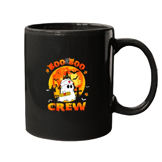 Funny nurses Boo Boo Crew Halloween Costume Nursing Mugs
