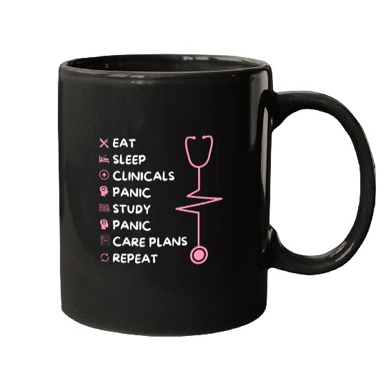 Funny Nursing Student nurses Idea Daily Tasks nurses Life Mugs