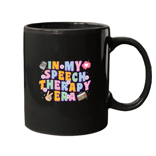 Retro In My Speech Therapy Era SLP AAC SLPA Women 2 Mugs
