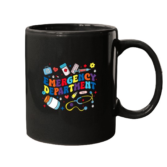 Emergency Department ER Crew National nurses Day Mugs
