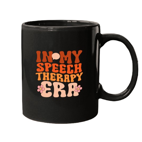 Retro In My Speech Therapy Era SLP AAC SLPA Women Mugs