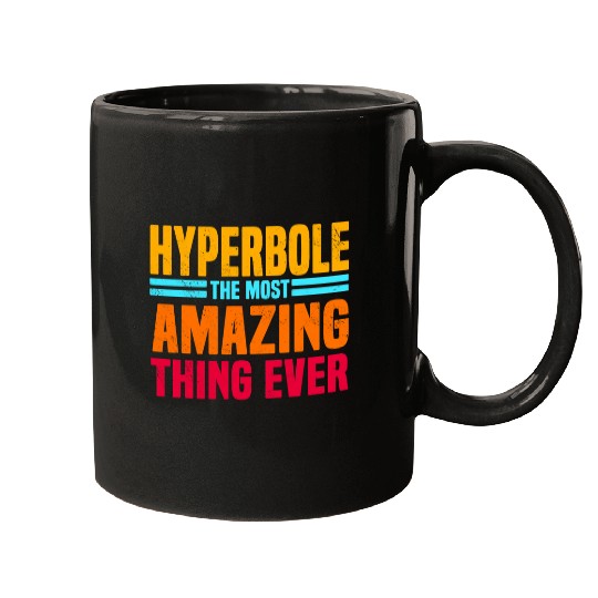English Teacher Grammar Hyperbole Professor Writer Editor Mugs