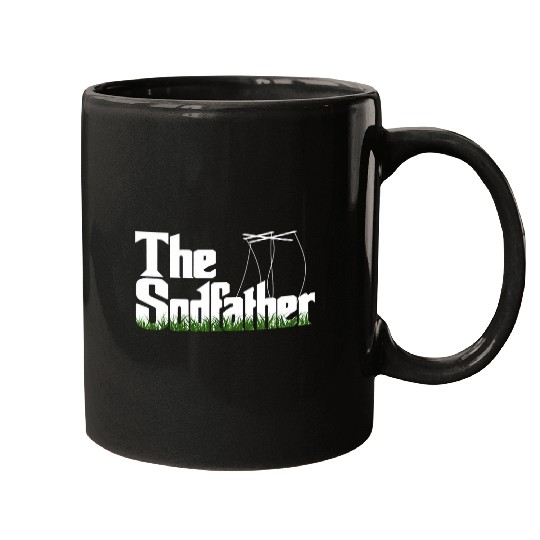 Landscaper Sod Layer WT Lawn Technician Laying Sod Lawn Care Mugs