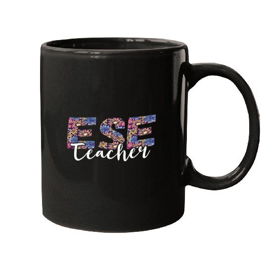 ESE Teacher Exceptional Student Education Flower Teaching 1 Mugs